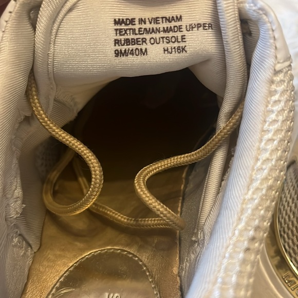 MK GOLD WOMENS TENNIS SHOES - Picture 5 of 5